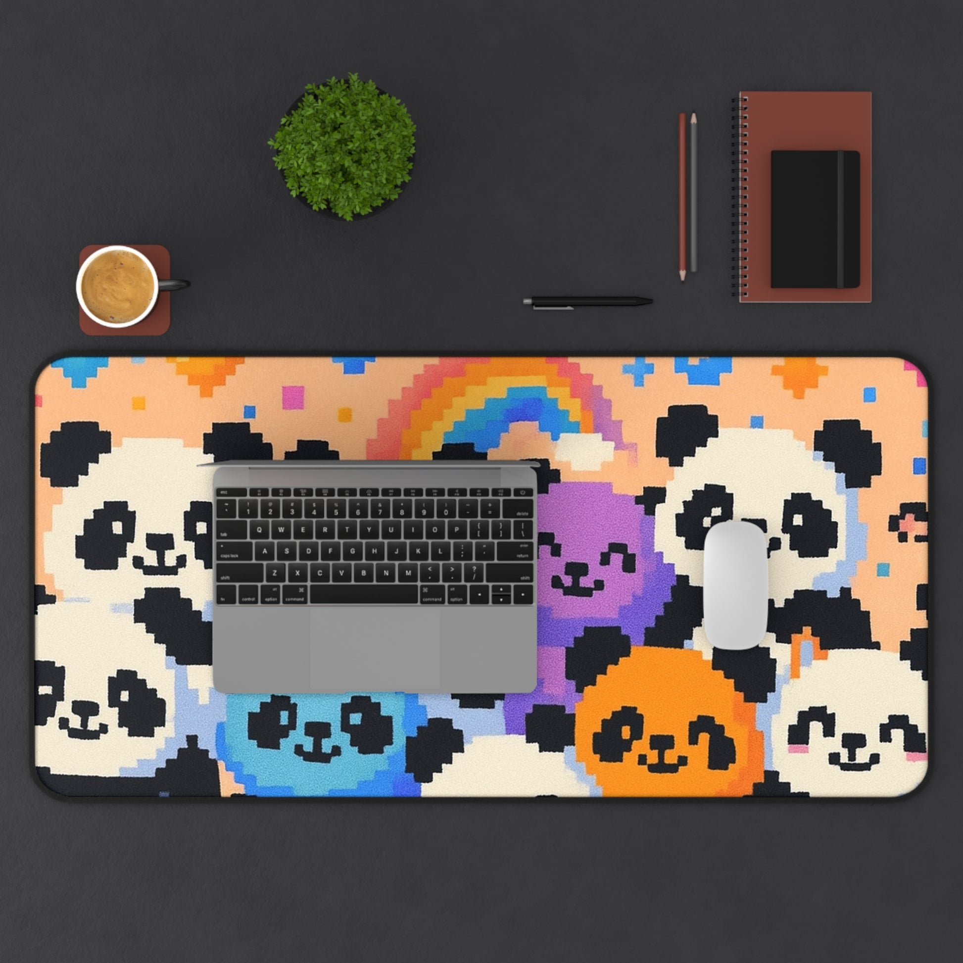 Colorful Panda Mouse Pad