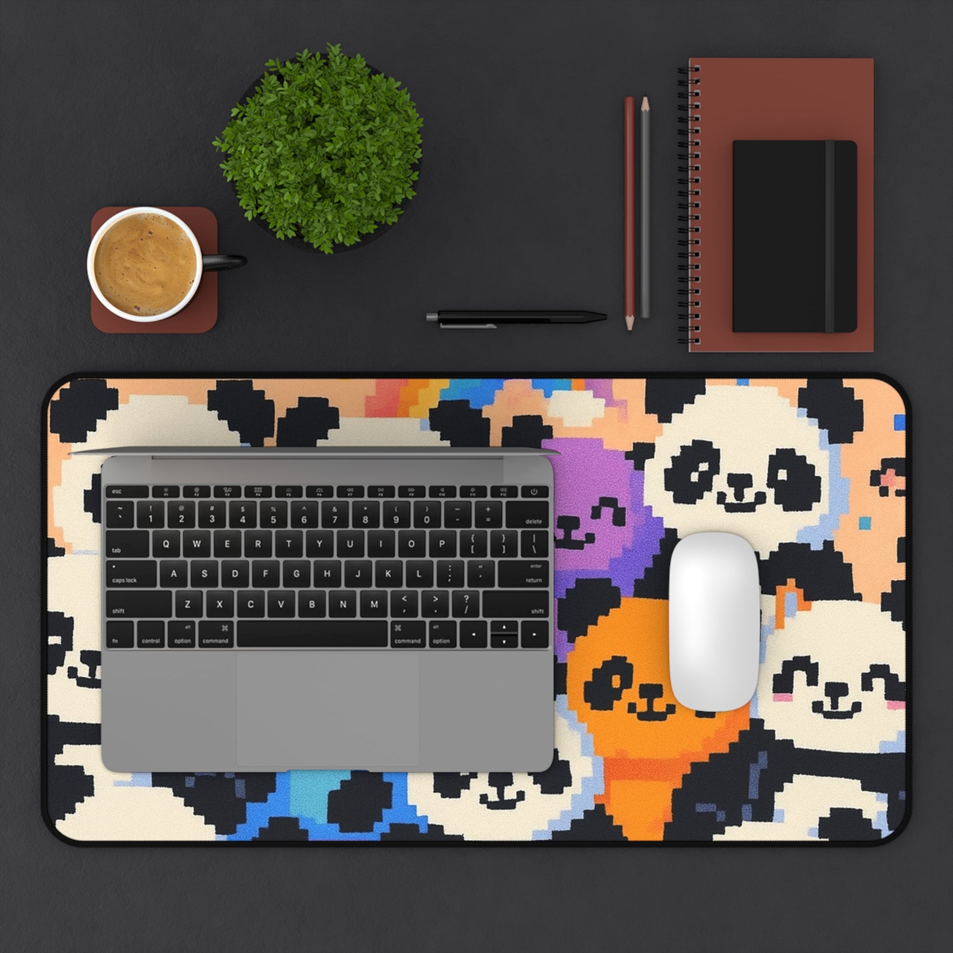 Colorful Panda Mouse Pad