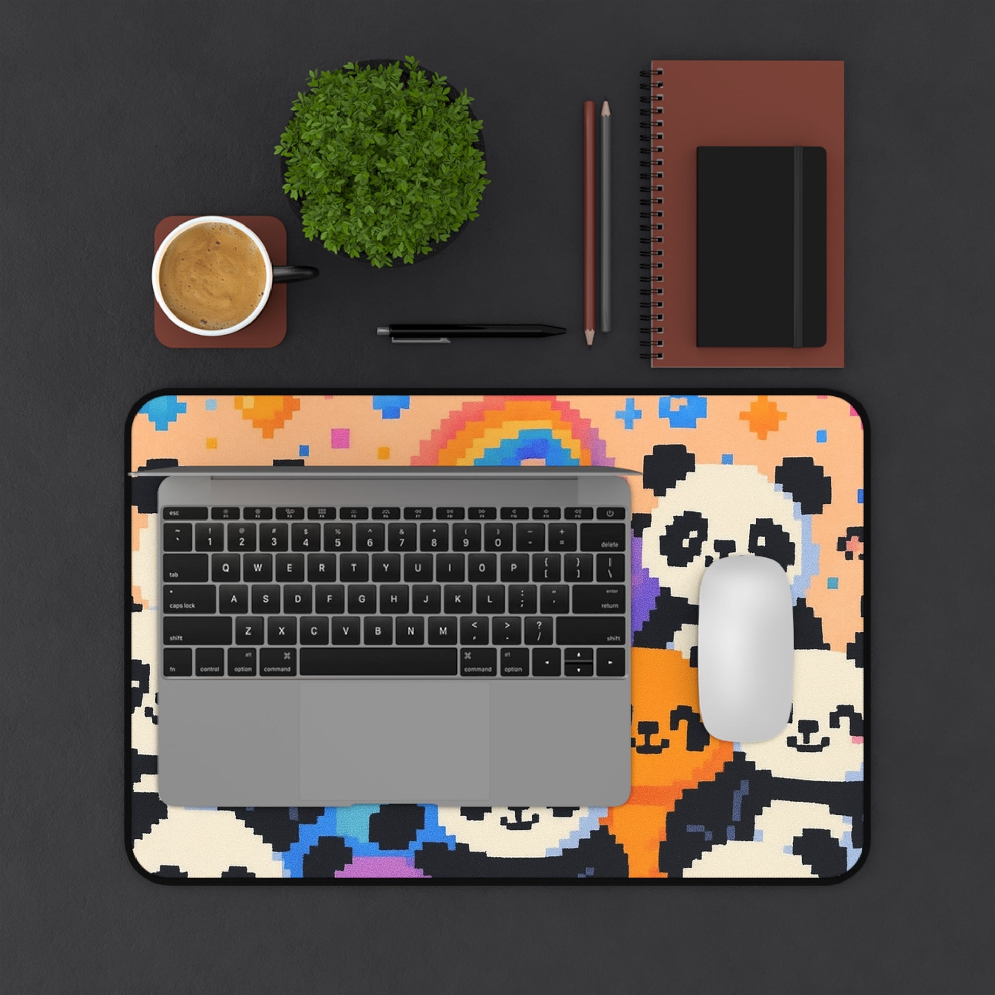 Colorful Panda Mouse Pad