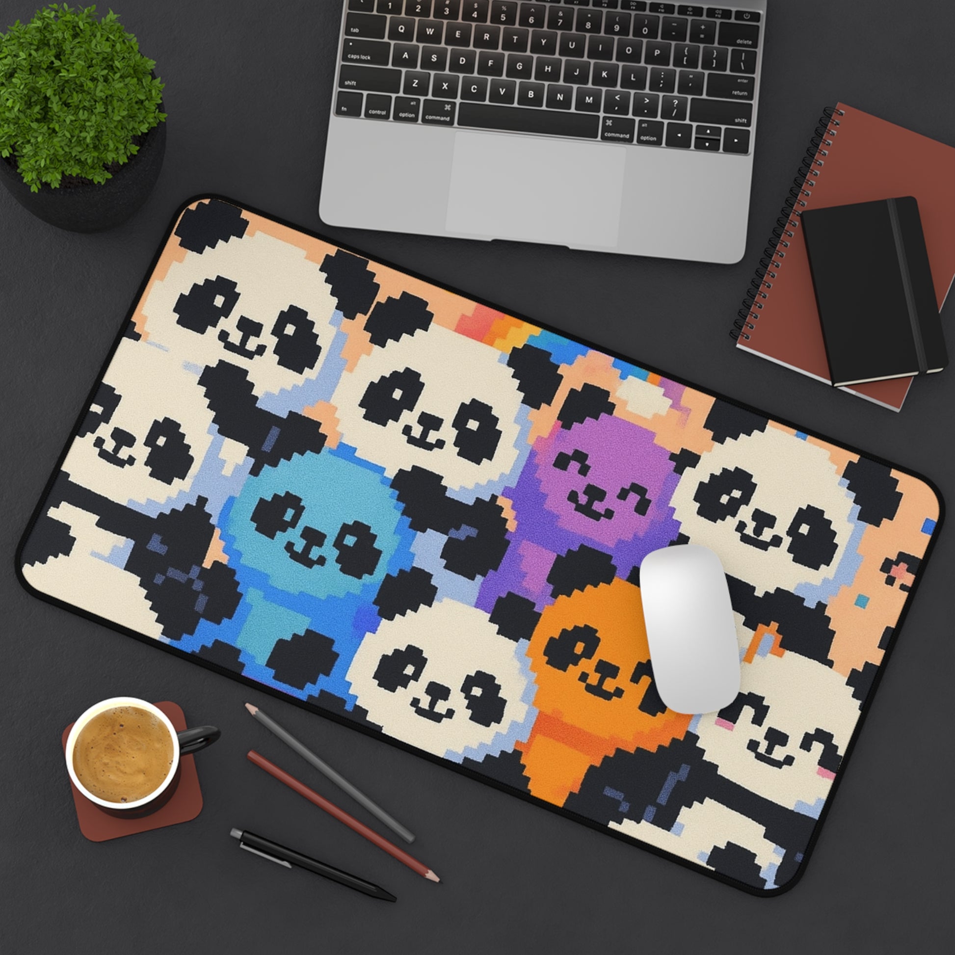 Colorful Panda Mouse Pad