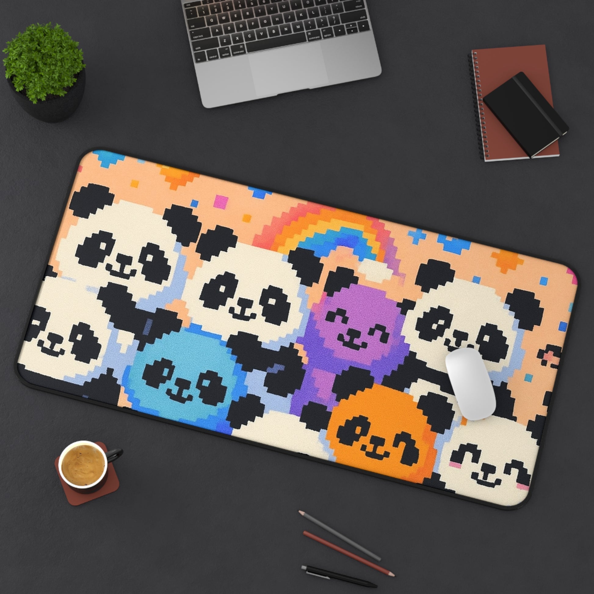 Colorful Panda Mouse Pad