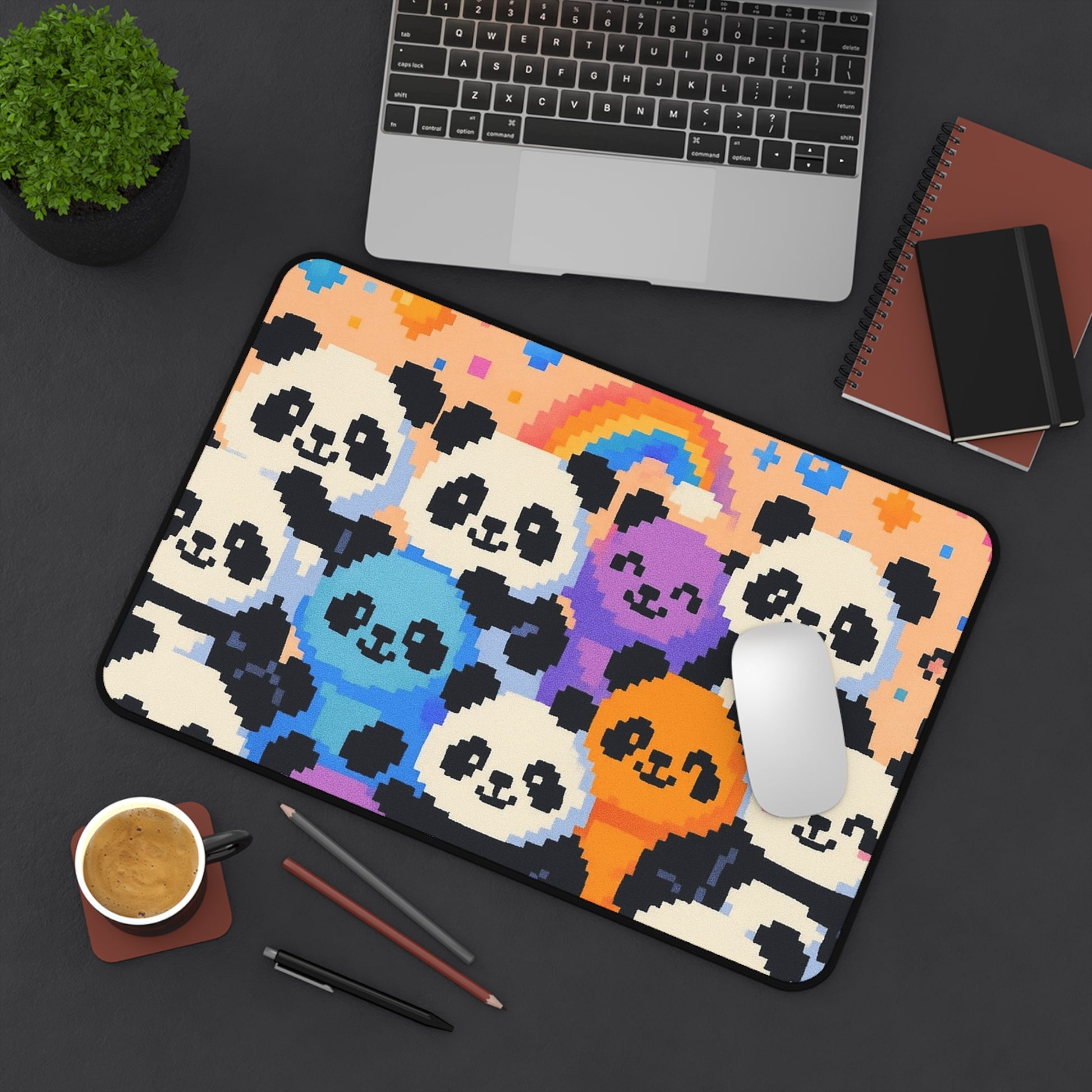 Colorful Panda Mouse Pad