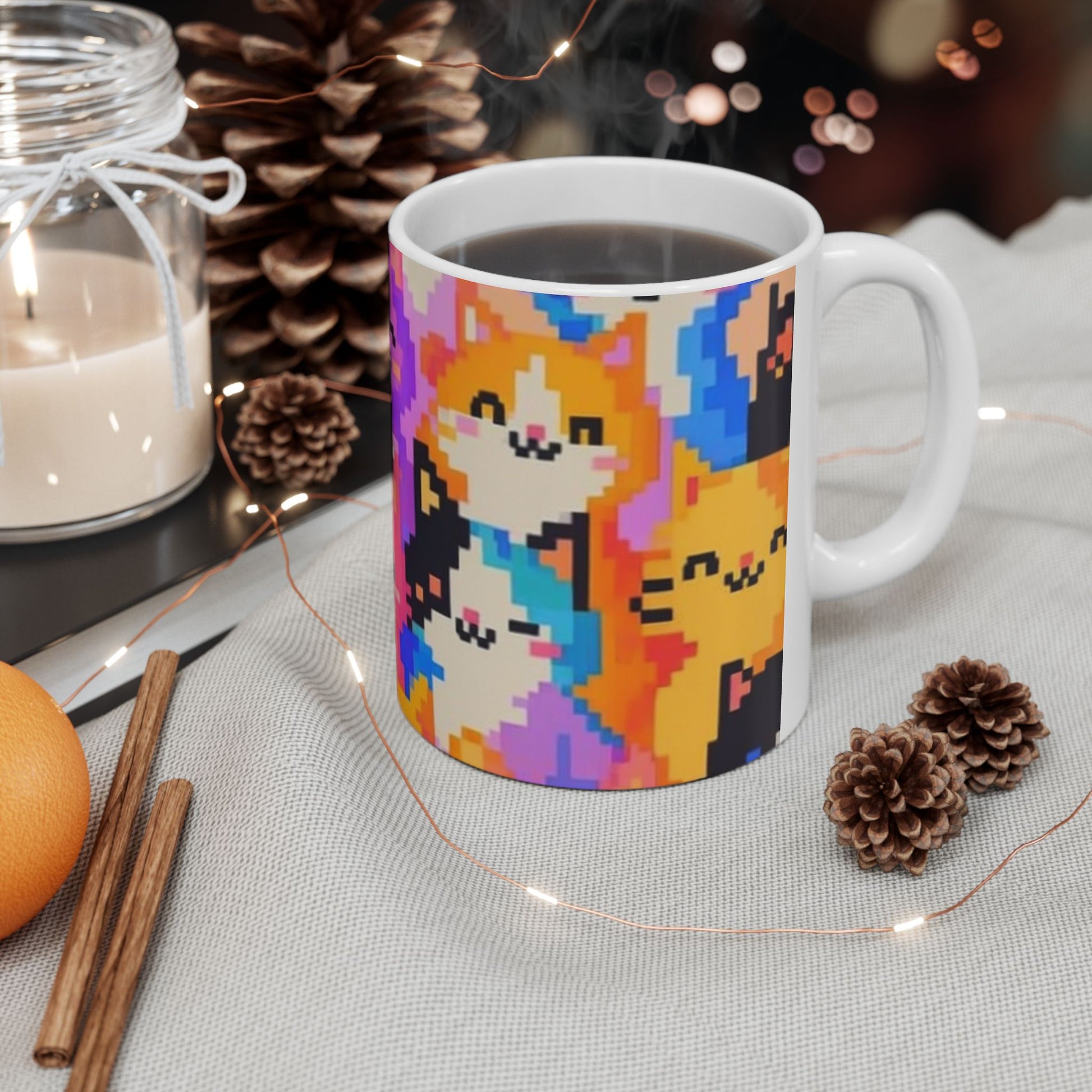 Colorful Kittens Mug