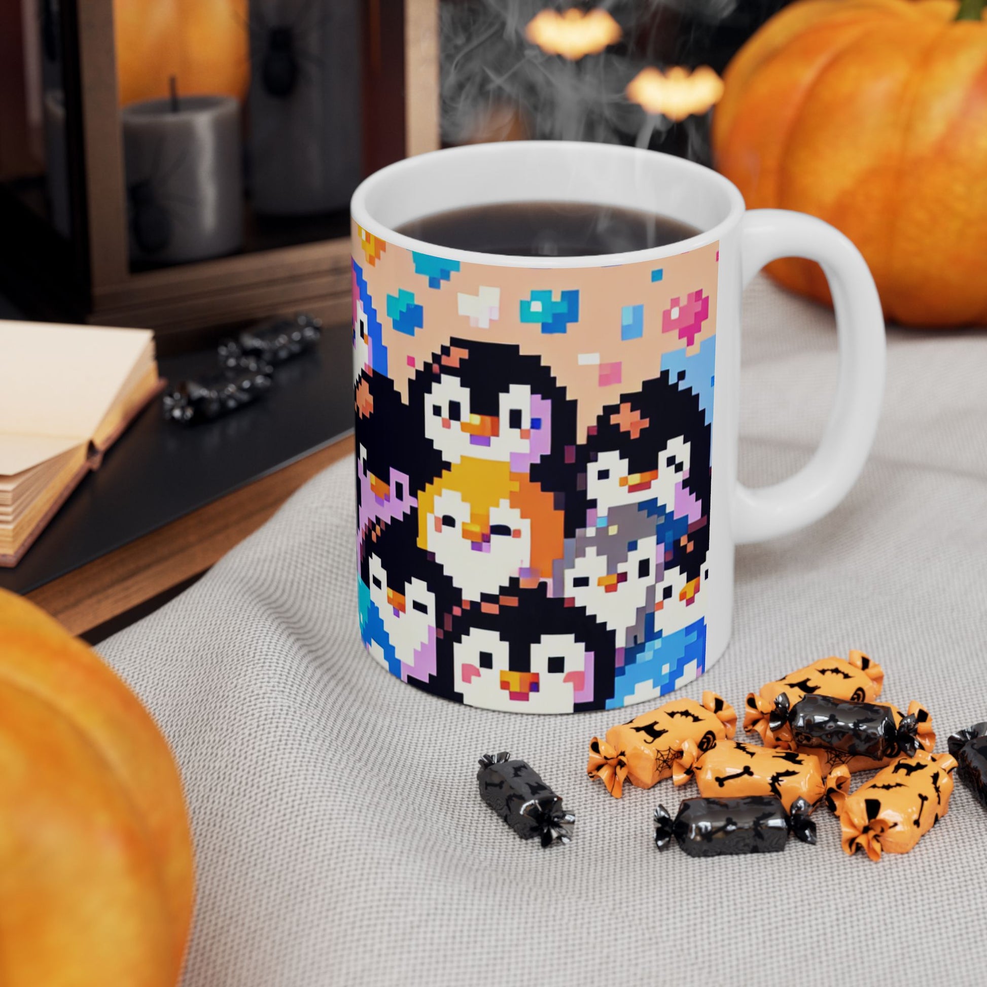 Colorful Penguin Mug