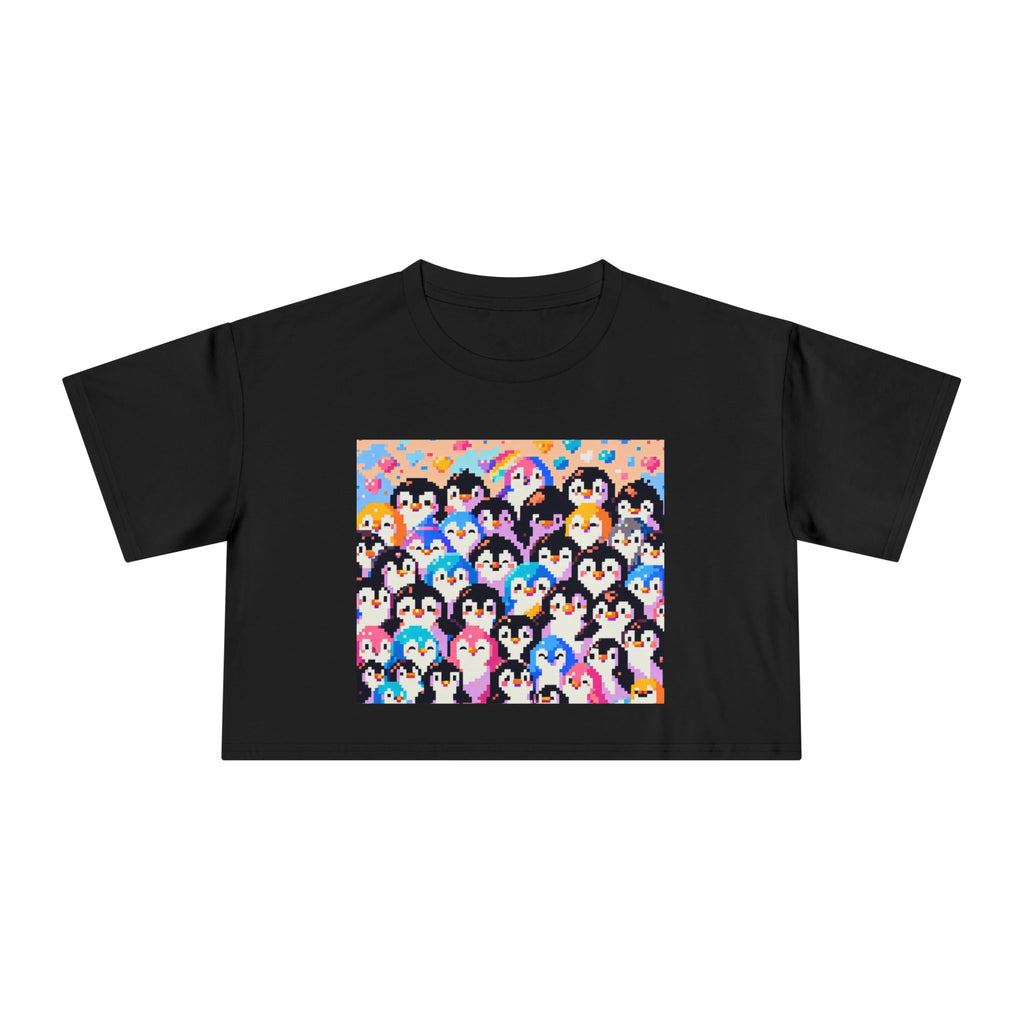 Colorful Penguin Women's Crop Top
