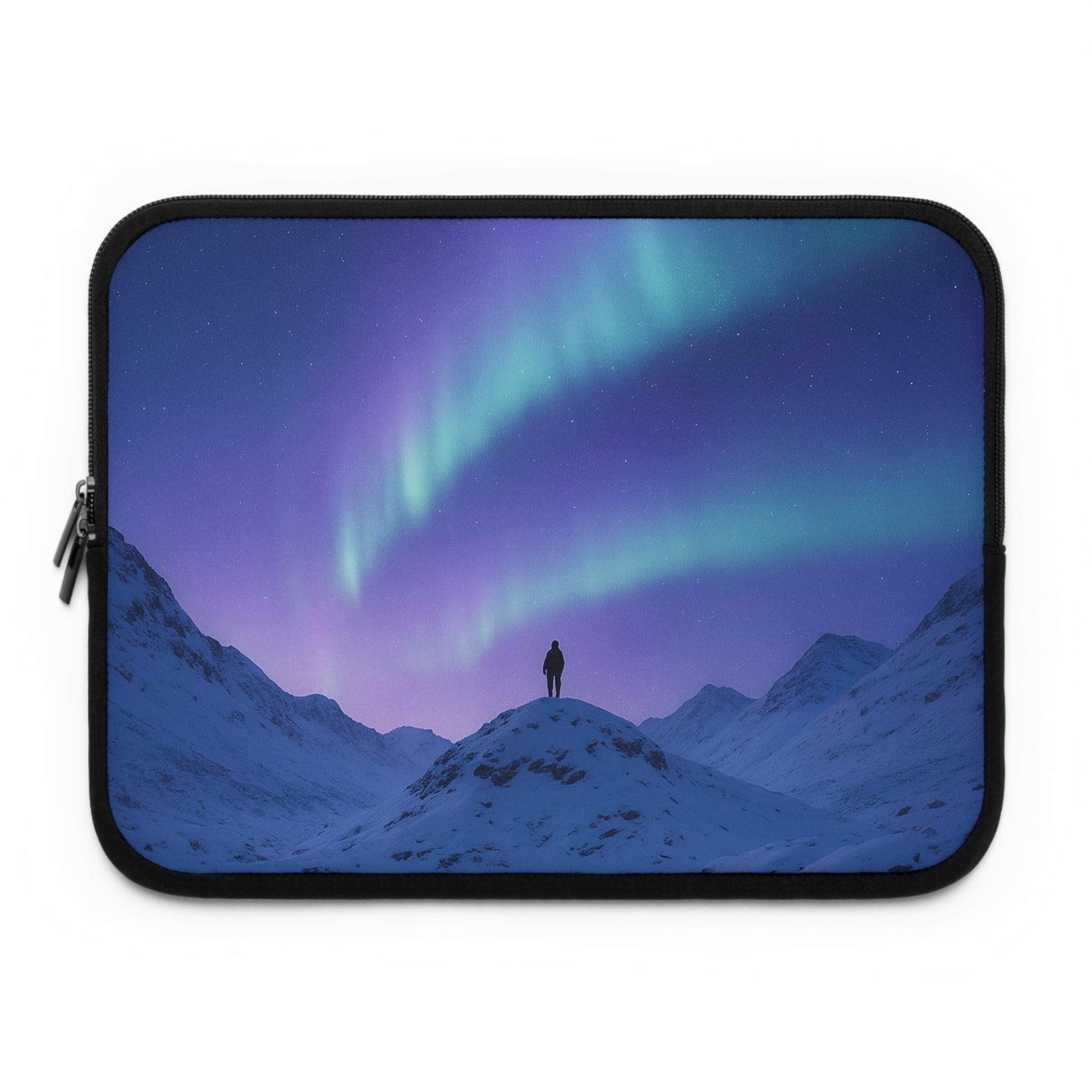 Northern Lights Laptop Sleeve — Aurora Borealis Scenic Laptop Case