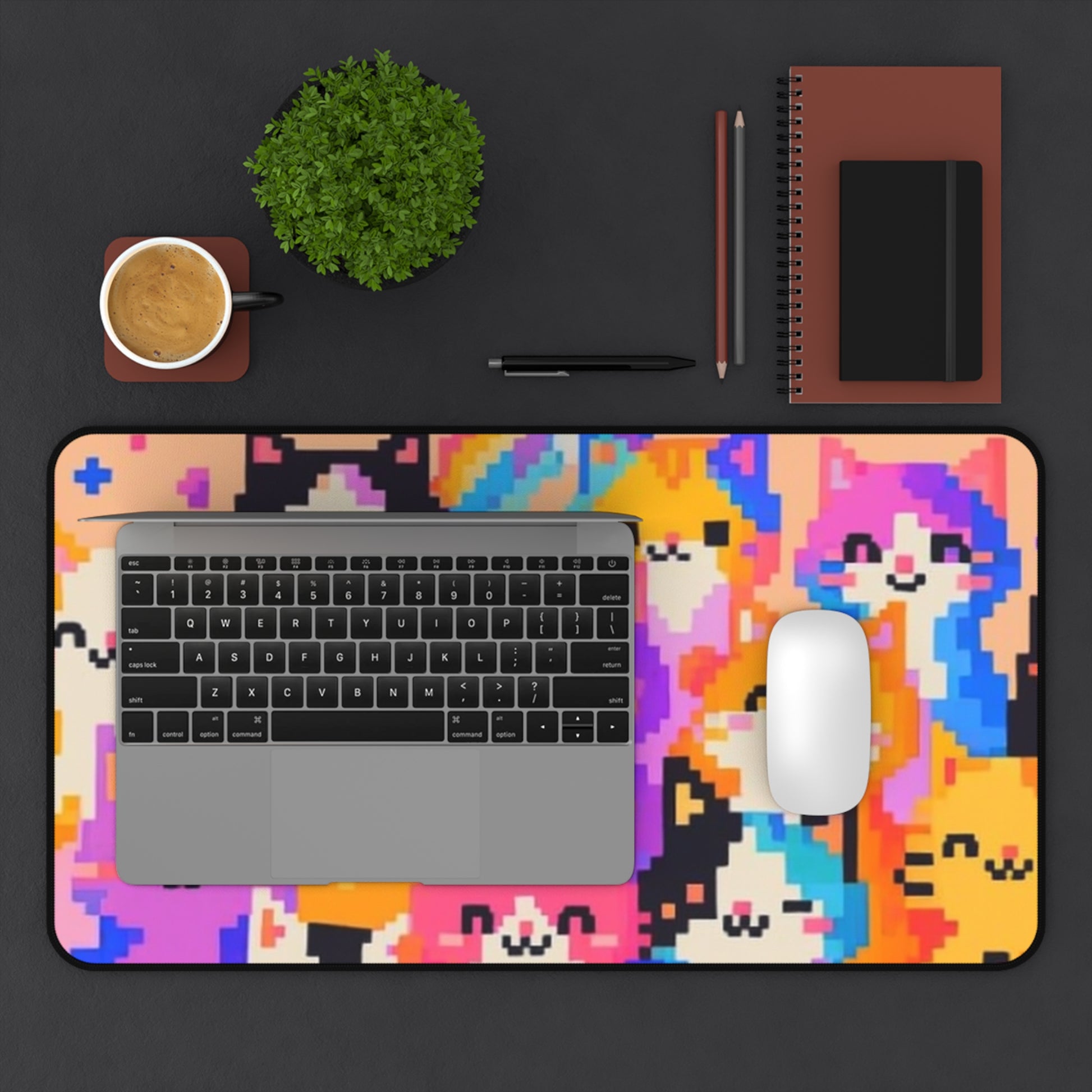 Colorful Kittens Mouse Pad