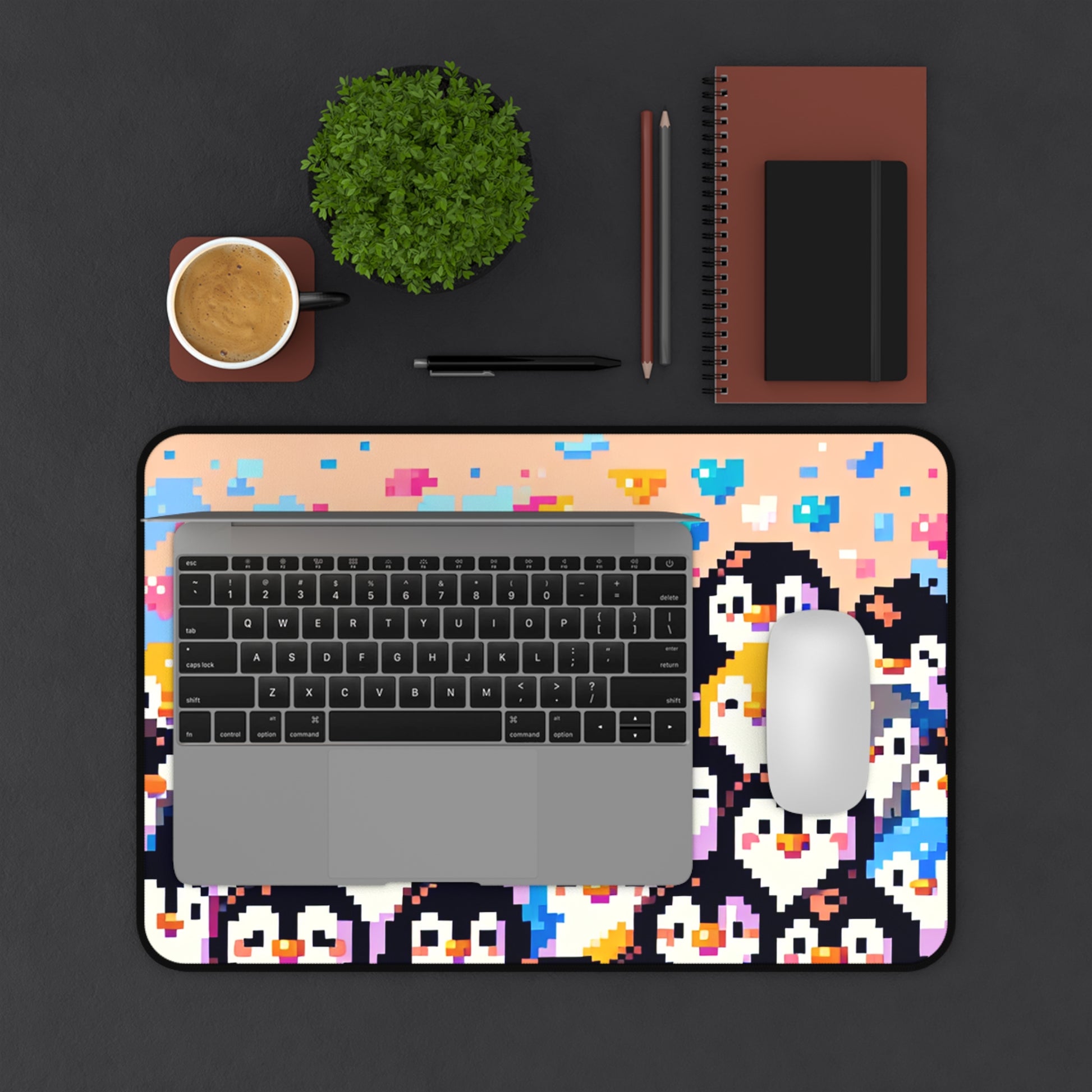 Colorful Pinguin Mouse Pad