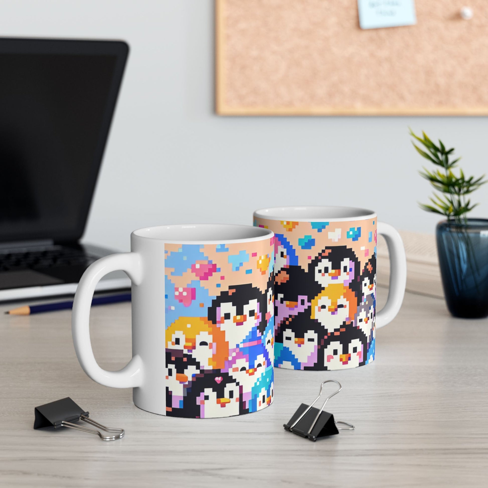Colorful Penguin Mug